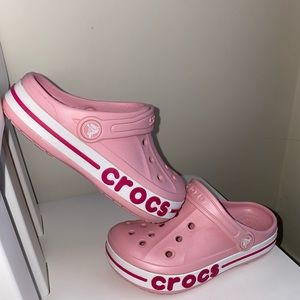 Croc Bayaband Clogs Size: 12 Color: Pink